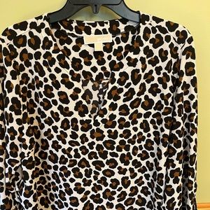 Michael Kors Leopard blouse